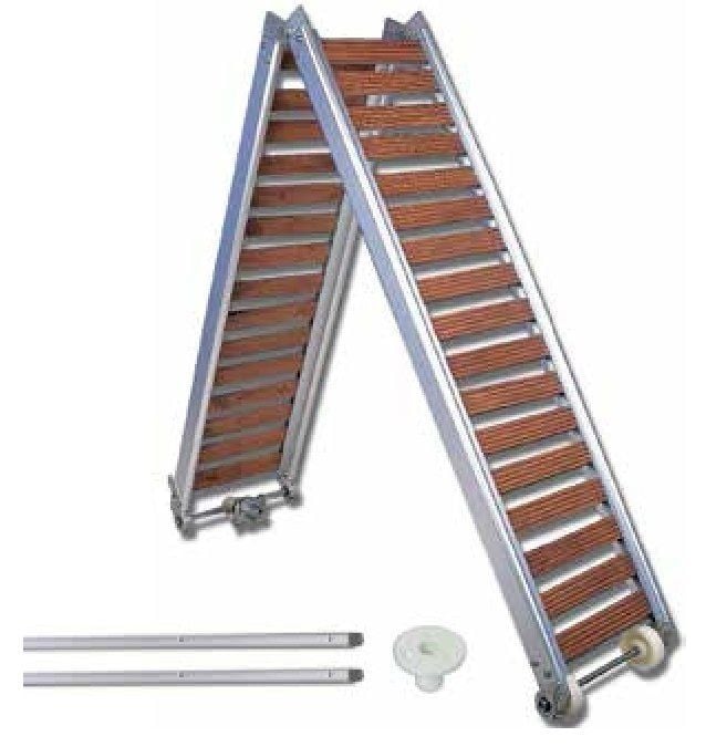 Ahşap Basamaklı Katlanır Pasarella En:40 CM Boy:250 CM