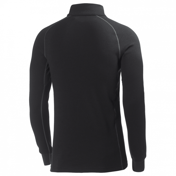 HH WARM FLOW HIGH NECK 1/2 ZIP Black M