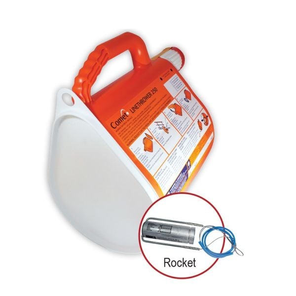 Comet line throwing device 250