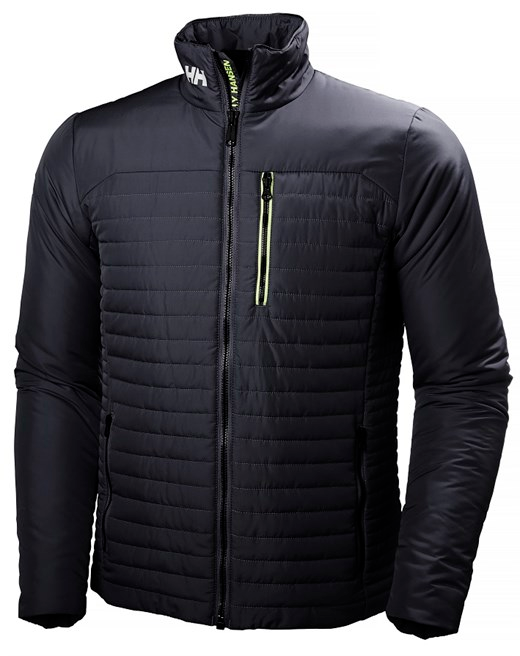 HH CREW INSULATOR JACKET GRAPHİTE BLUE S