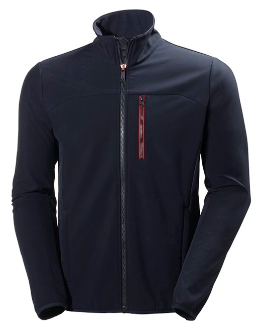 HH CREW SOFTSHELL JACKET NAVY M