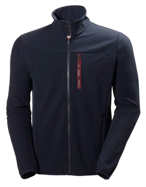 HH CREW SOFTSHELL JACKET NAVY M