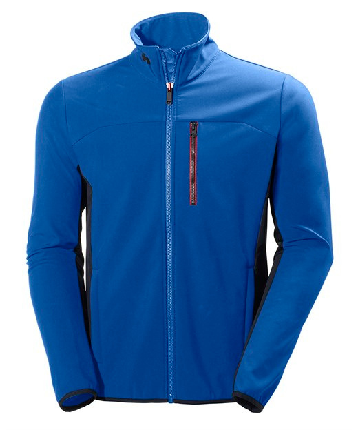 HH CREW SOFTSHELL JACKET RACER BLUE L