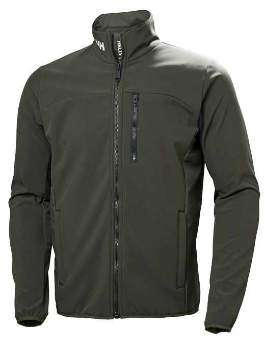 HH CREW SOFTSHELL JACKET BELUGA S
