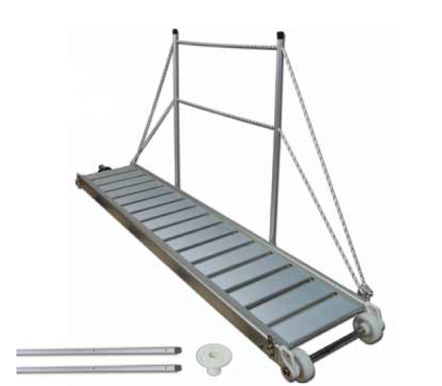 PASARELLA ALÜMİNYUM BASAMAKLI SABİT 50X400 CM