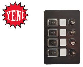 6’lı  Switch Panel  83x165 mm