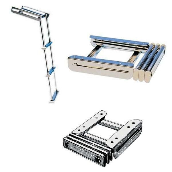 Teleskopik Merdiven 3’lü Platform Altı (Kızaklı) 30x85 cm