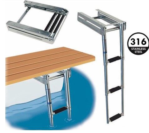 Teleskopik Merdiven 3’lü Platform Altı (Kızaklı) 30x85 cm