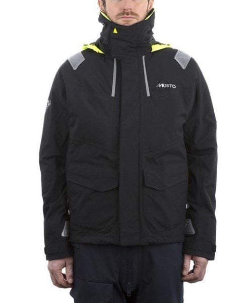 MUSTO BR2 COASTAL JKT BLACK/BLACK