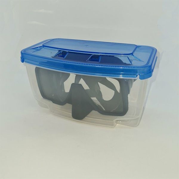 KRAKEN Maske M22 Çerçevesiz Siyah Silikon, Tek camlı