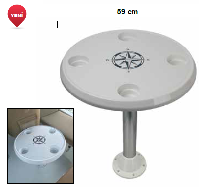 Masa Plastik Yuvarlak Ø 59 cm