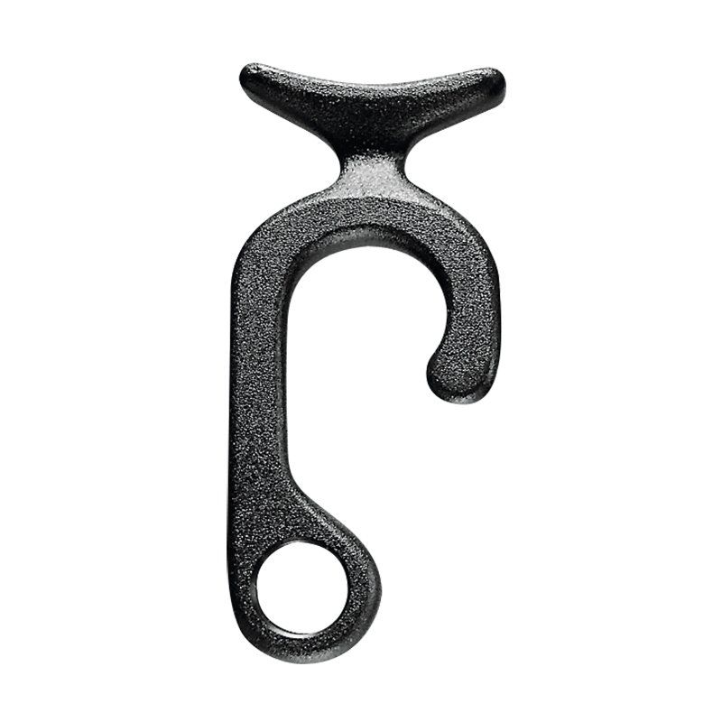 Hook for Fender, on Ø20-22mm Rail, 85x38mm, Black