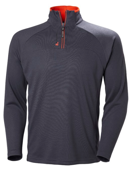 HH HP 1/2 ZIP PULLOVER GRAPHİTE BLUE L