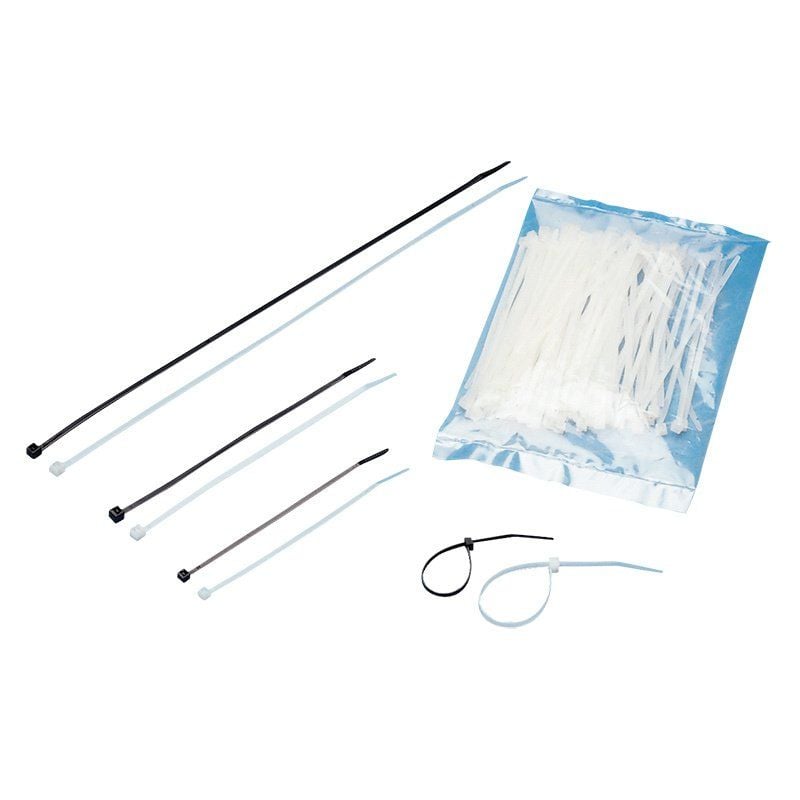 Plastic Ties 200x5mm max D.51mm, White