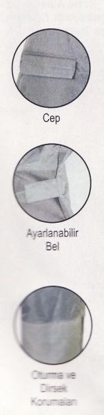 ÇOCUK INSHORE YELKENCİ TULUMU GRİ JM