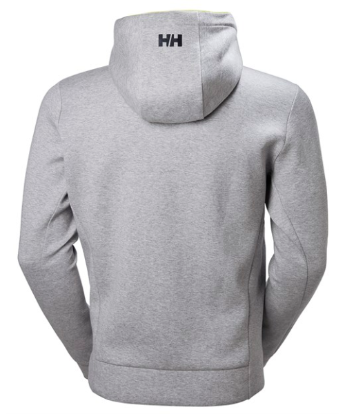 HH HP OCEAN FZ HOODIE GREY MELANGE XXL