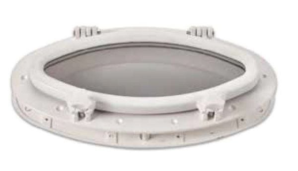 İÇTEN MONTAJ ABS ELİPS LUMBOZ BEYAZ 40x21 CM