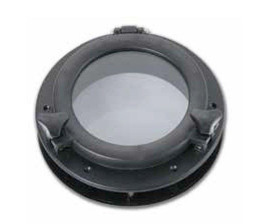 İÇTEN MONTAJ ABS YUVARLAK LUMBOZ SİYAH ÇAP:215 MM