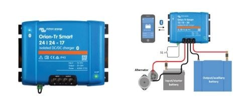 VICTRON DC-DC KONVERTÖR ŞARJER 24-24 V 17 AMP