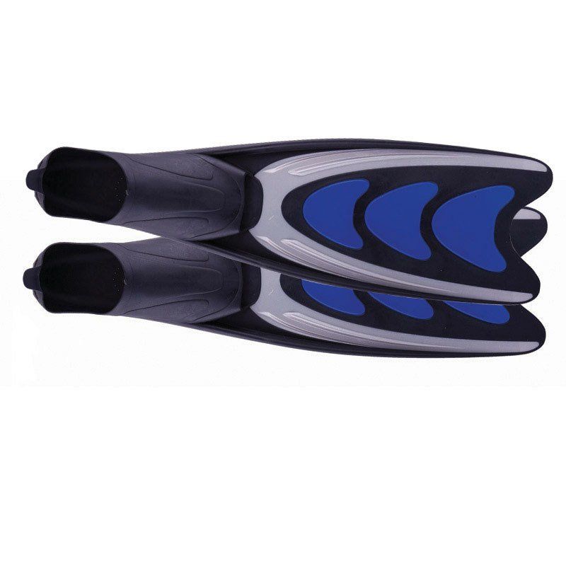 Dalış yüzgeçleri 42-43 Siyah/Gri