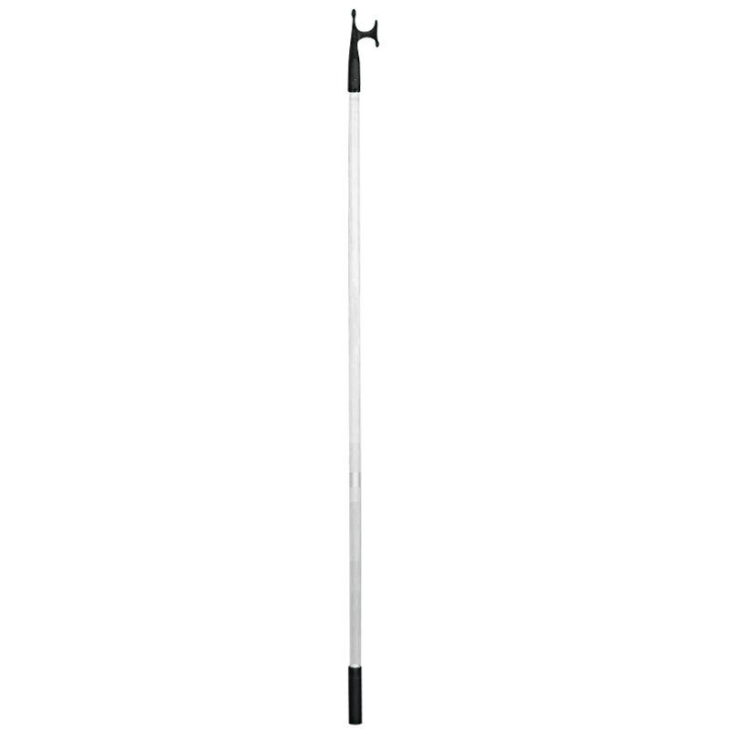 Float. Hook 2-Ends, White Alum. Ø30mm L.180cm, Black