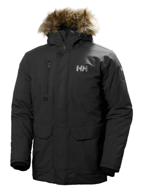 HH SVALBARD PARKA BLACK XXL