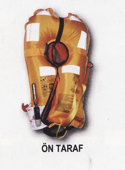 Şişme Can Yeleği Lamda,Otomatik 150N,Solas,Turuncu