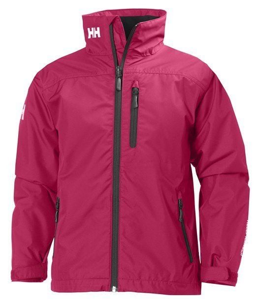 HH JR CREW MIDLAYER JACKET Magenta