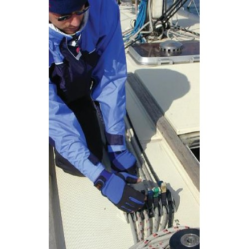 ELDİVEN- 5 PARMAK AÇIK- AMARA -BLACK/ROYAL XLarge