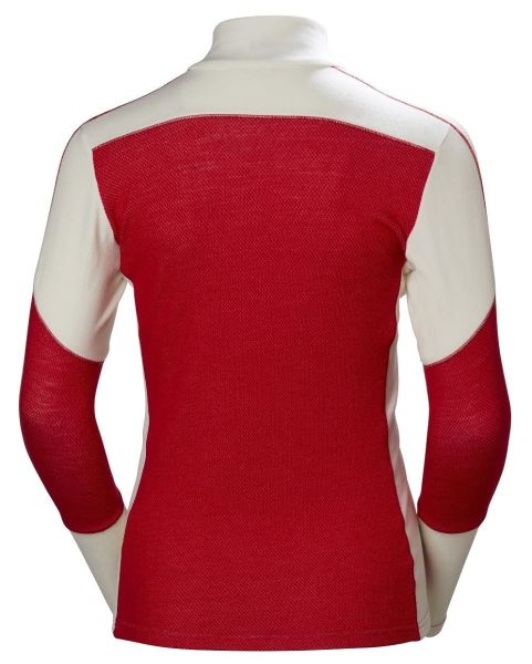 HH W HH LIFA MERINO 1/2 ZIP BAYAN ÜST İÇLİK White XS
