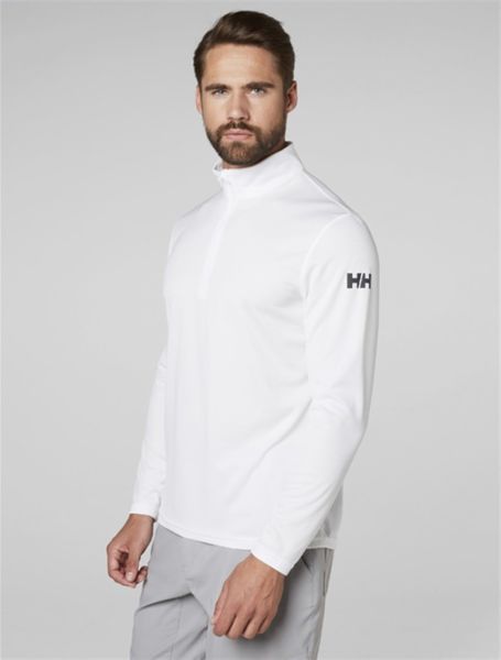 HH HH TECH 1/2 ZIP UZUN KOL ERKEK TİŞÖRT White M