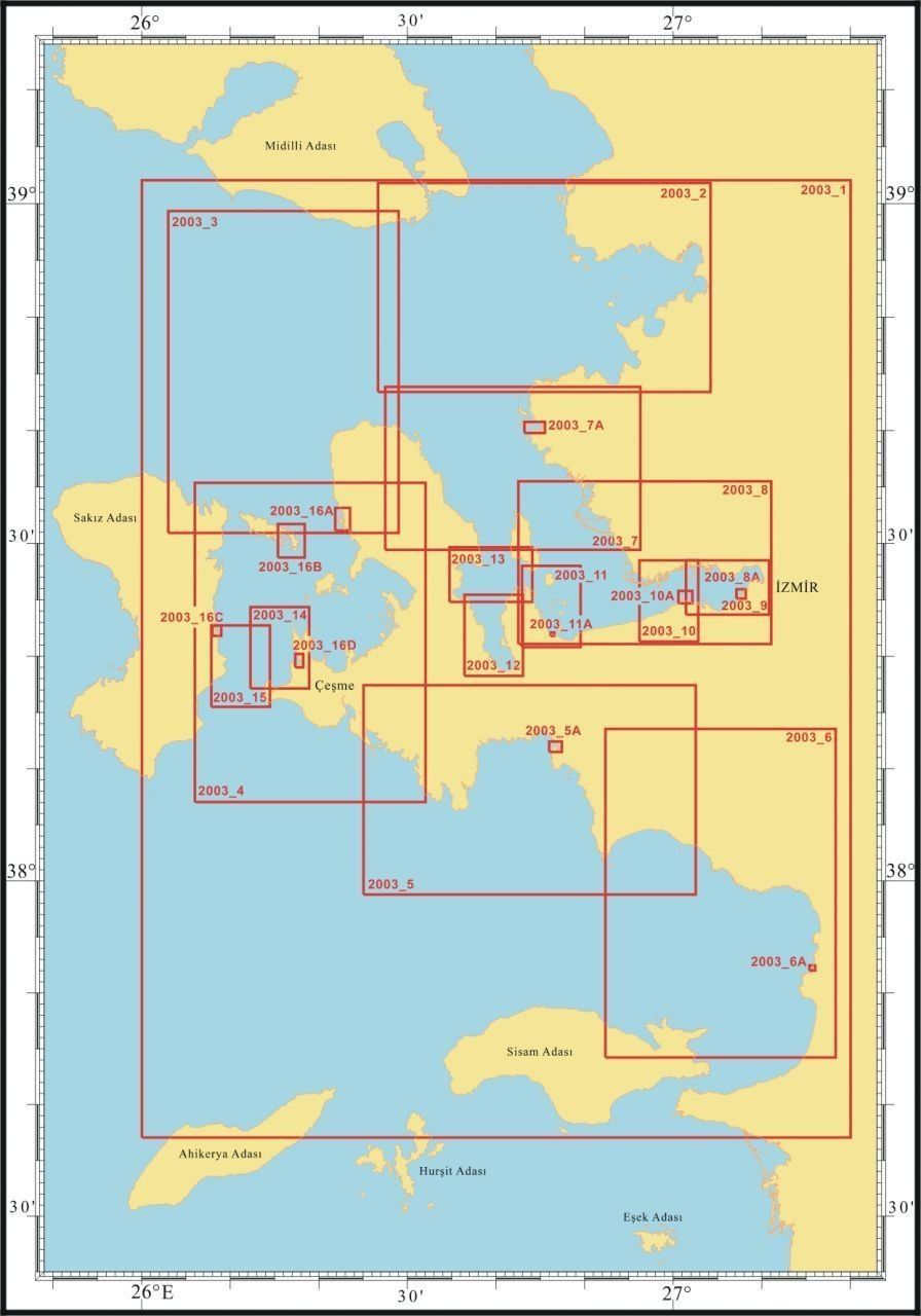 Çandarlı Körfezi - Dilek Geçidi Yat Haritası