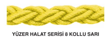 Yüzer Halat  8 Kollu  20 mm  181 gr/m