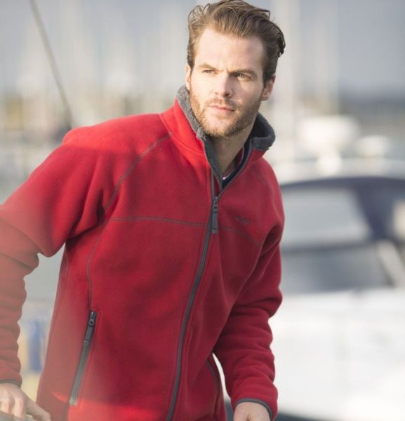 Erkek Polar Ceket,Kırmızı,L Beden L