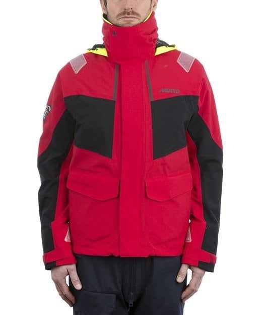 MUSTO BR2 COASTAL JKT True Red/Black L