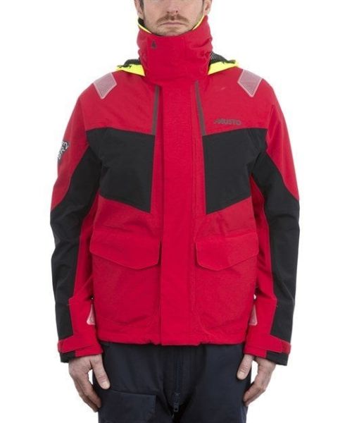 MUSTO BR2 COASTAL JKT True Red/Black L