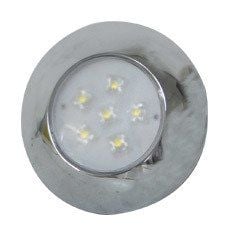 AquaLED Tavan Lambası, 12 Leds, 12V/28V, Krom