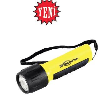El Feneri 4 Led 30 m Su geçirmez 4 Pil Dahildir , 155 gr.