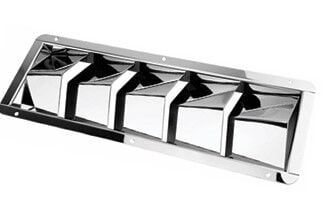 Krom 8'li Yan Havalandırma 50x11 cm