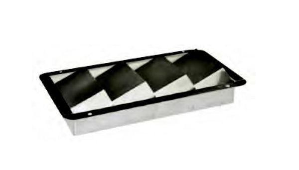 Krom 6'lı Yan Havalandırma 732 x 11 cm