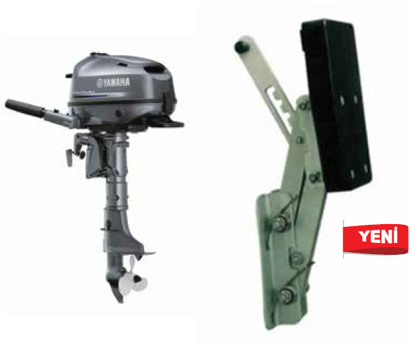 DIŞTAN TAKMA MOTOR ASMA BRAKETİ 10-25 HP