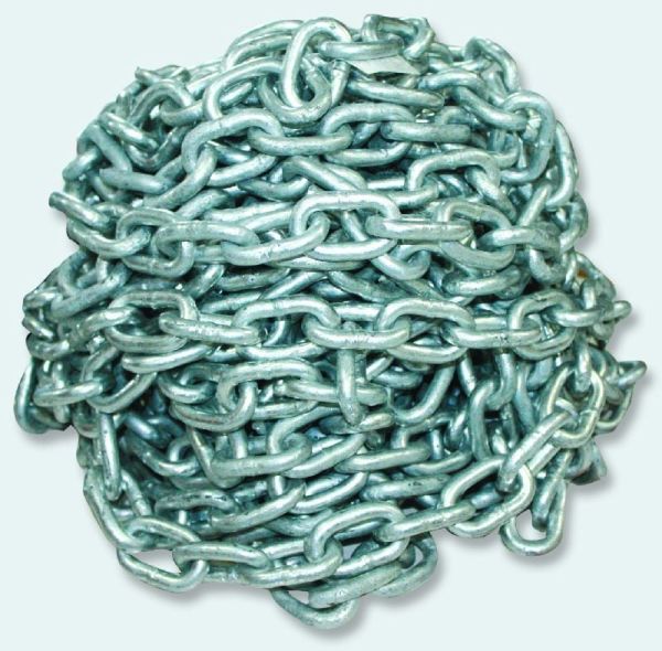 10mm DIN 766 Kalibre Zincir (Galvanizli) - Kısa Baklalı