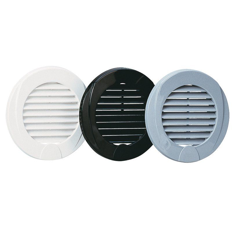 Ventilation Shaft Grilles Cover, Ø76mm, Grey