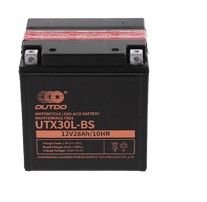 Outdo Akü 12 V 30 Amp   E: 127 B: 167 Y: 175 mm