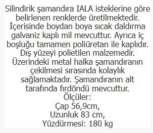 Silindir Şamandıra 200lt  Ağırlk:180kg Çap:56.9 Boy:83cm