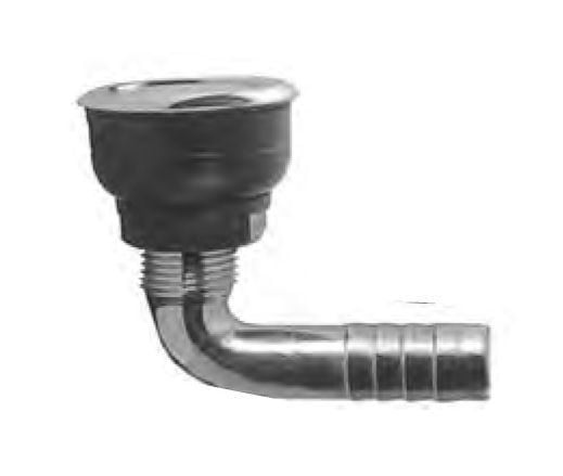 Hava Firarı Flanşlı Dirsek Krom 3/4''