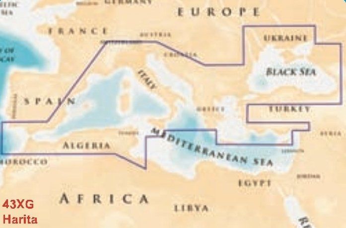 NAVIONICS GPS HARİTASI 517 AKDENİZ