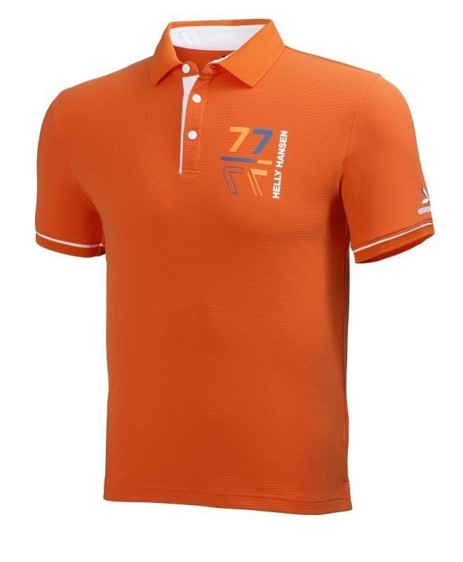 HP RACING POLO YAKA TİŞÖRT,Flag Red/Night Blue L