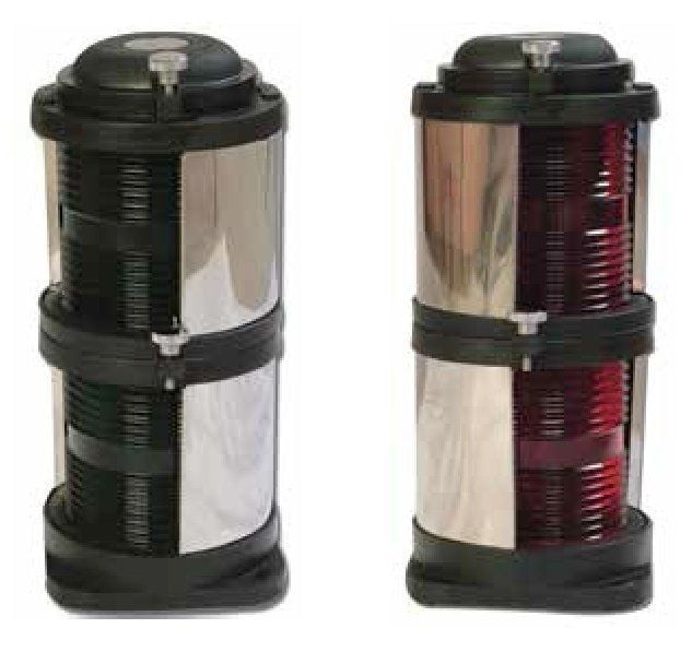 SL 50 ÇİFTLİ DEMİR FENERİ SİYAH 360 DERECE 12-24 V