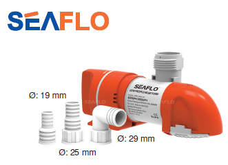 Seaflo Düşük Profil Sintine Pomp. 1100 gph. 12 V